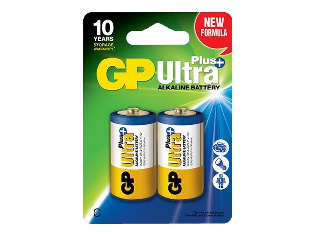 GP Battery GP Ultra Plus 14AUP - Batterie 2 x C - Alkalisch