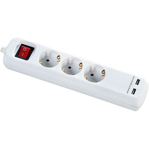 Skyland TISCHVERT. 3F M.SCHALT 1,4M WS / SKYLAN S23067 2X USB 2,1A 23067
