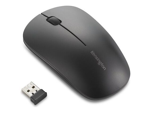 Kensington MY230 EQ - Maus - wiederaufladbar - rechts- und linkshändig - 3 Tasten - kabellos - 2.4 GHz, Bluetooth 5.0 - kabelloser Empfänger (USB)