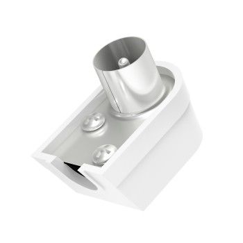 Hama Antennen-Stecker, Koax-Winkel 90°, schraubbar