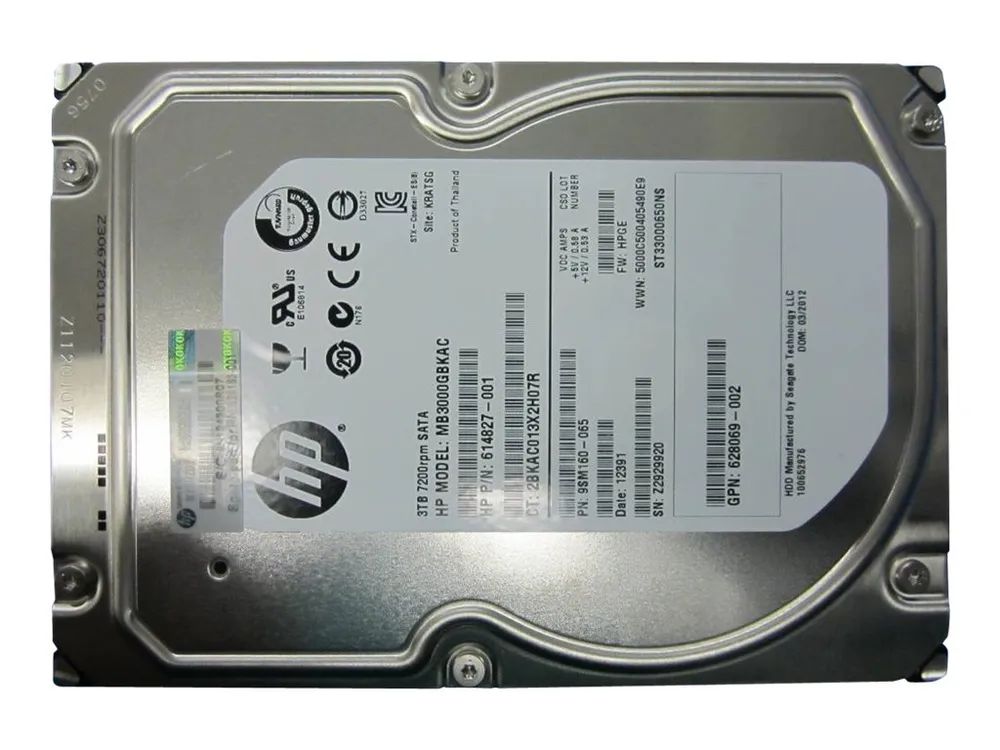 HPE Midline - Festplatte - 3 TB - intern - 3.5" LFF (8.9 cm LFF)