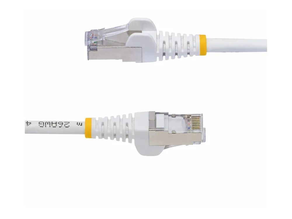 StarTech.com 12m Weißes CAT8 Netzwerkkabel, RJ45 25G/40G LAN Kabel, S/FTP - Patch-Kabel - RJ-45 (M)