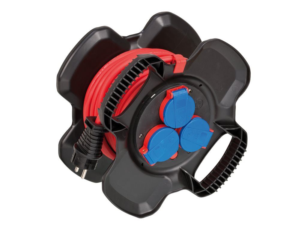 Brennenstuhl X-Gum Rubber Cable Reel IP44 10m H07RN-F 3G1.5
