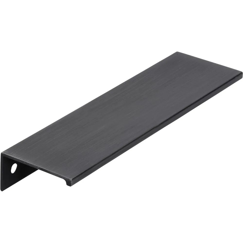 Siro Griffleiste Crevan LA 128 mm, Länge 145 mm, Aluminium eisenfärbig gebürstet matt