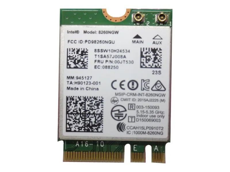 Lenovo Intel - Netzwerkadapter - M.2 Card - Wi-Fi 5, Bluetooth 4.2 - FRU - für Thinkpad 13 (1st Gen)