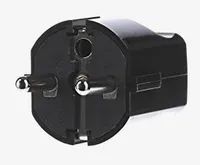 Bachmann Central plug DIN 49441 - Netzanschluss - power CEE 7/7 (M)