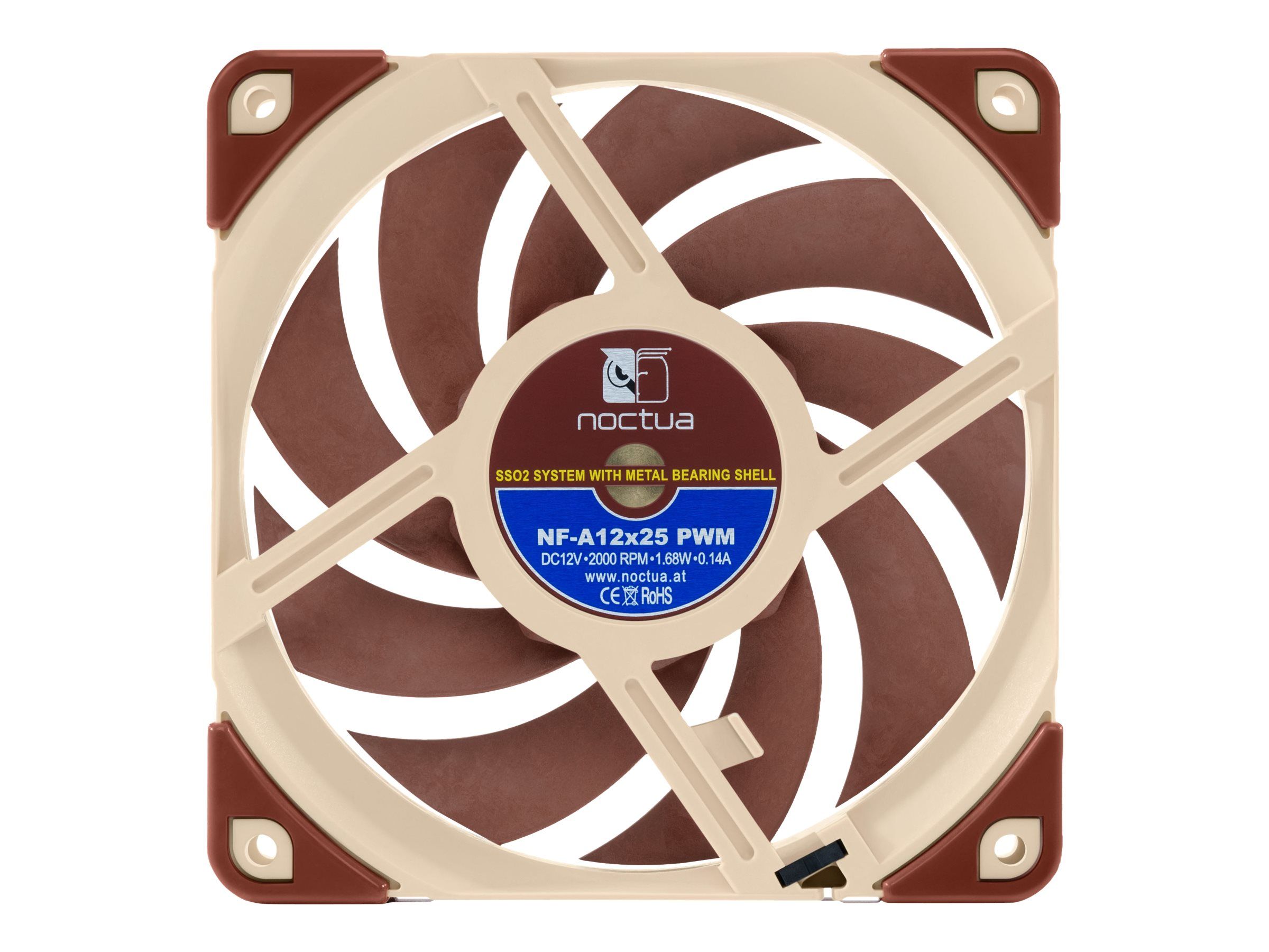Noctua NF-A12x25 PWM - Gehäuselüfter - 120 mm