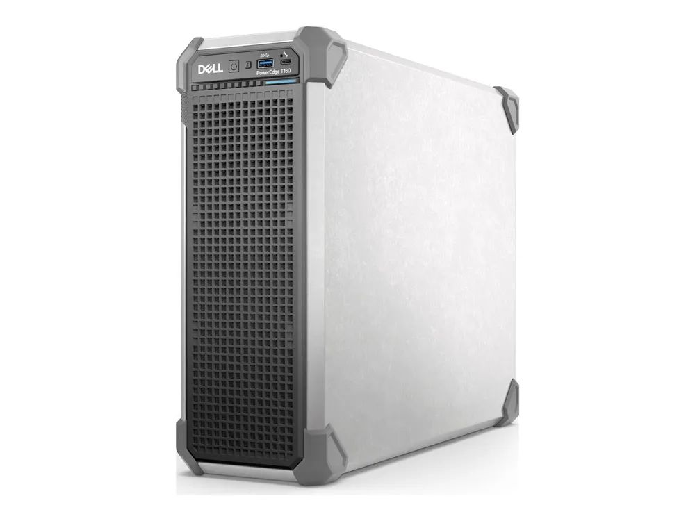 Dell PowerEdge T160 - Server - Compact Tower - 1-Weg - 1 x Xeon 6315P / 2.8 GHz - RAM 16 GB - HDD 2 TB - G200eW - 1GbE - kein Betriebssystem - Monitor: keiner - Schwarz - BTP - Dell Smart Selection, Dell Smart Value - mit 3 Jahre Basis Vor-Ort (DE - 