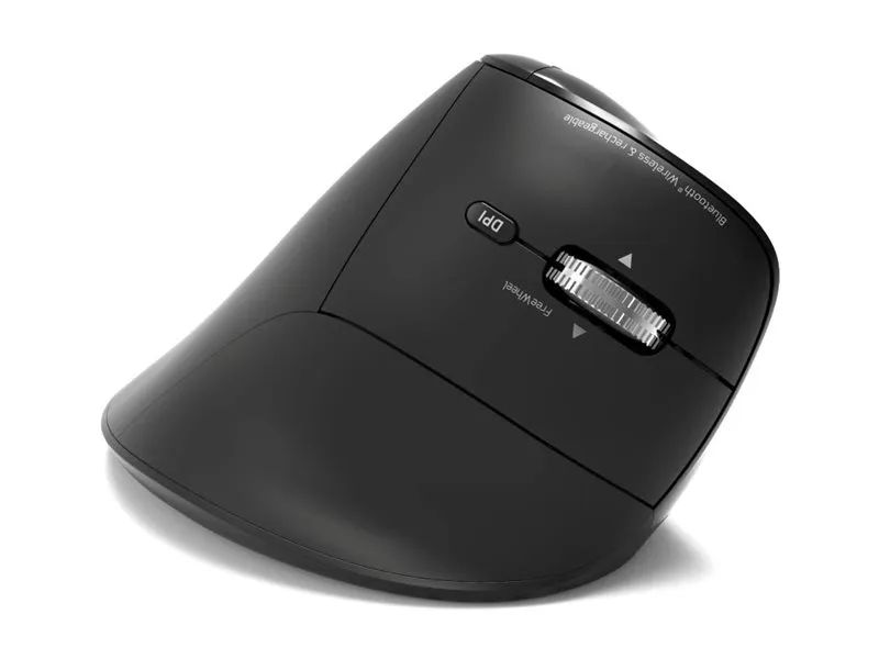PORT Designs PORT - Maus - ergonomisch - optisch - 6 Tasten - kabellos - 2.4 GHz, Bluetooth - kabelloser Empfänger (USB)