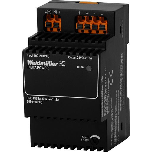 Weidmüller NETZGERÄT 24V 1,3A 30W 258019 / WEIDMÜ PRO INSTA 30W 24VDC 2580190000