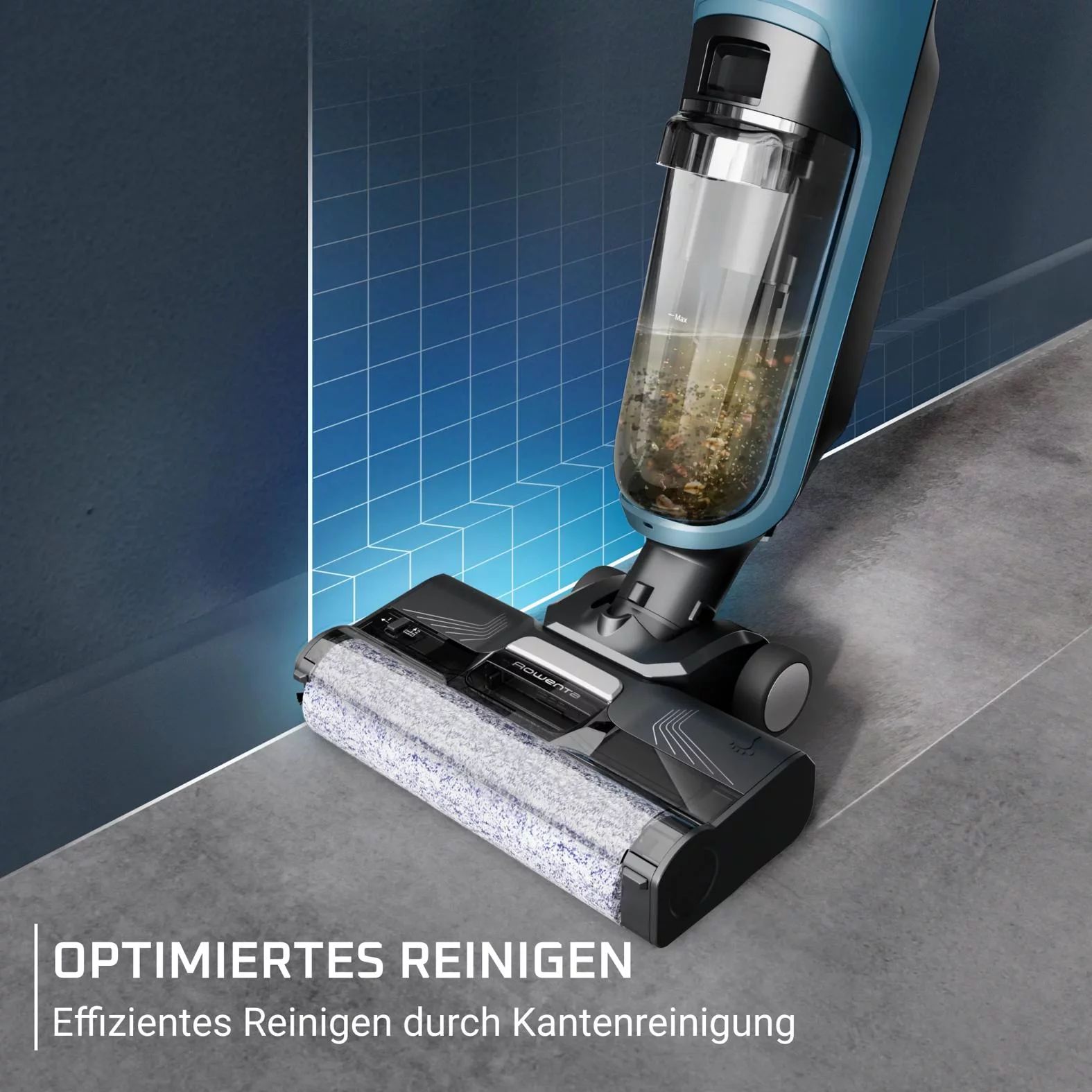 ROWENTA GZ2271 2-in-1 Nass-Trockensauger X-Clean - BLUE AQUA