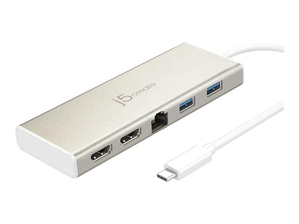 j5create JCD381-N - Dockingstation - USB-C - 2 x HDMI