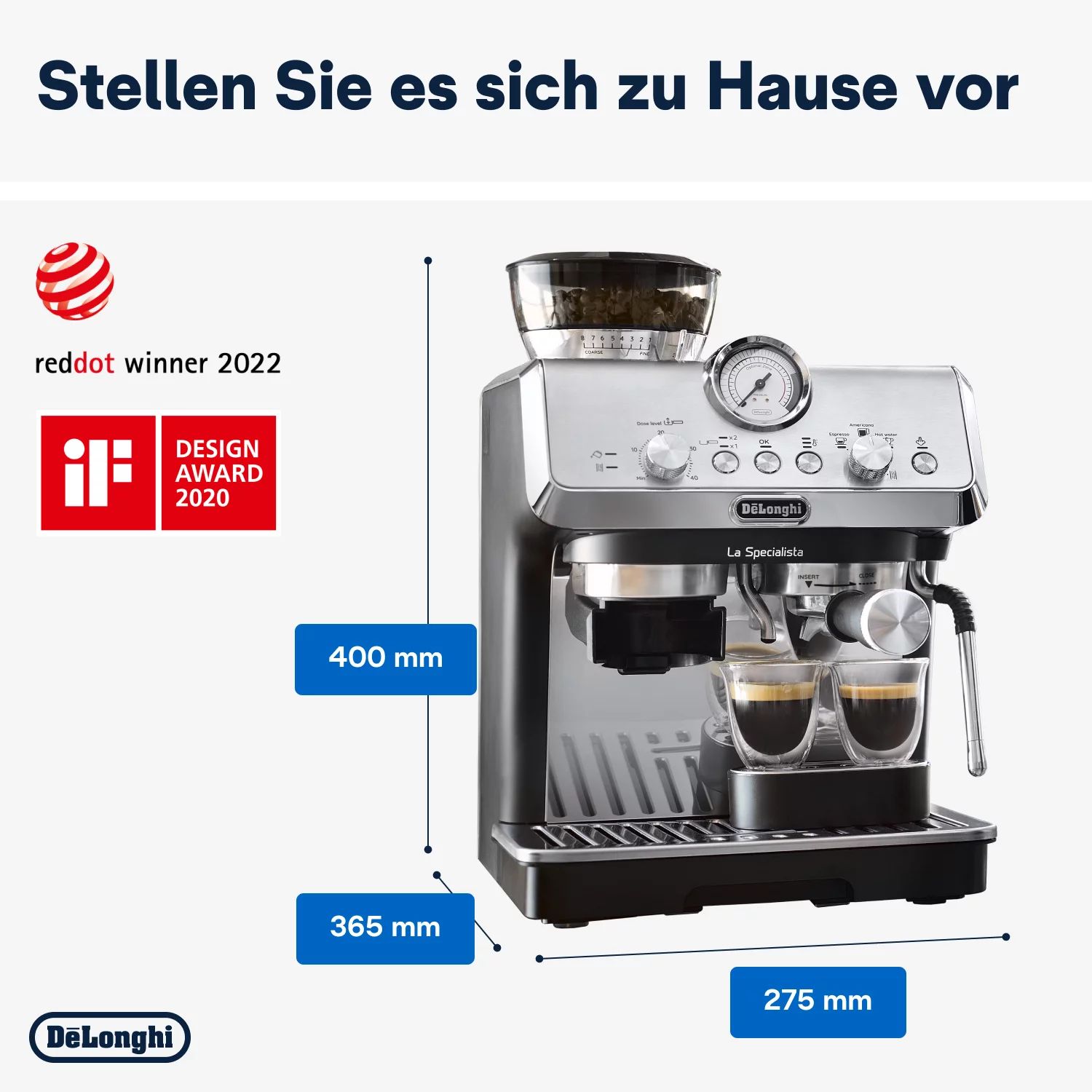 De'Longhi Siebträger La Specialista Arte EC9155.MB