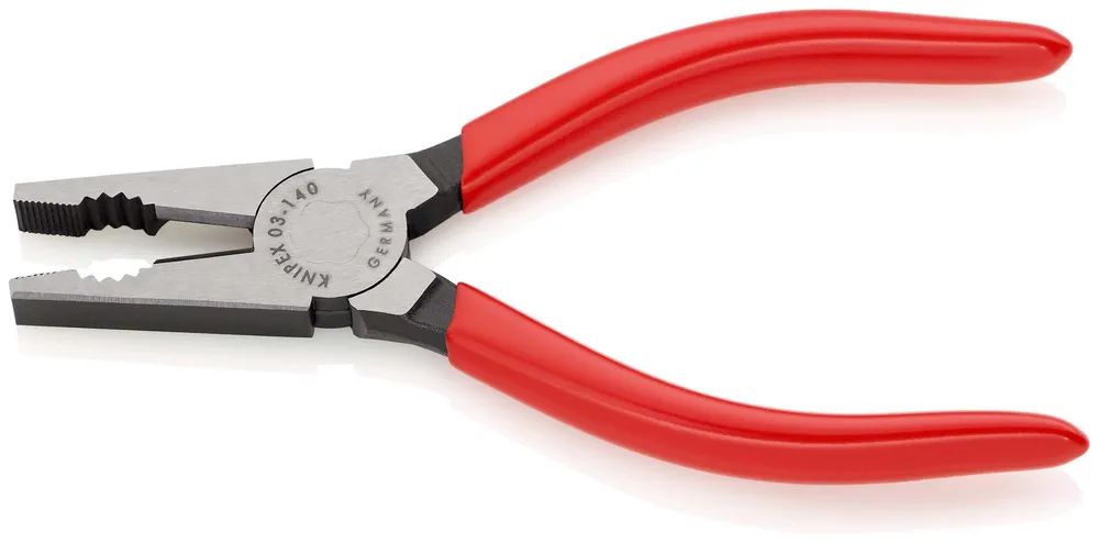 KNIPEX Kombizange mit Kunststoff überzogen schwarz atramentiert 140 mm