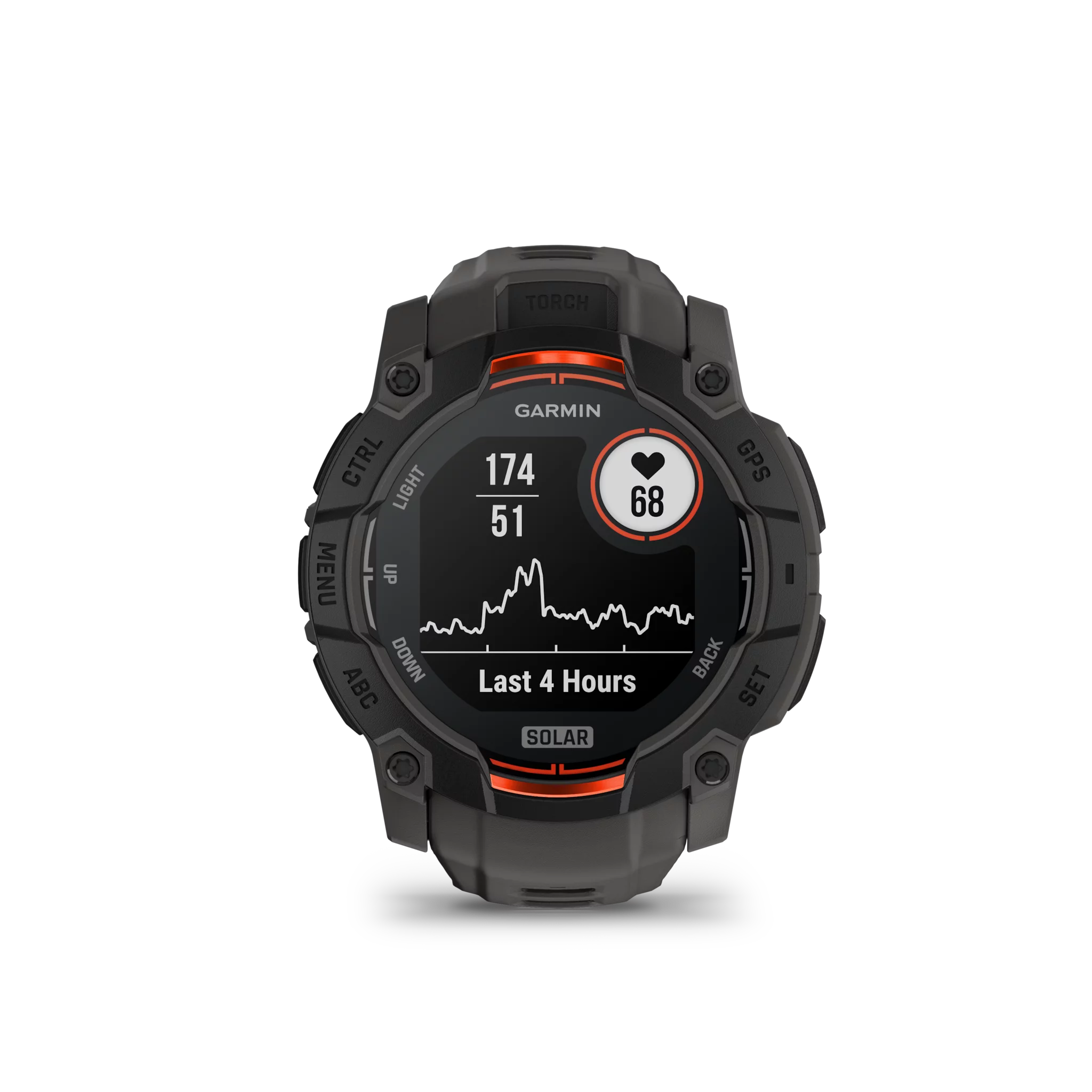Garmin Instinct 3,50mm,Solar,Black Bezel mit Charcoal Band Open-Box