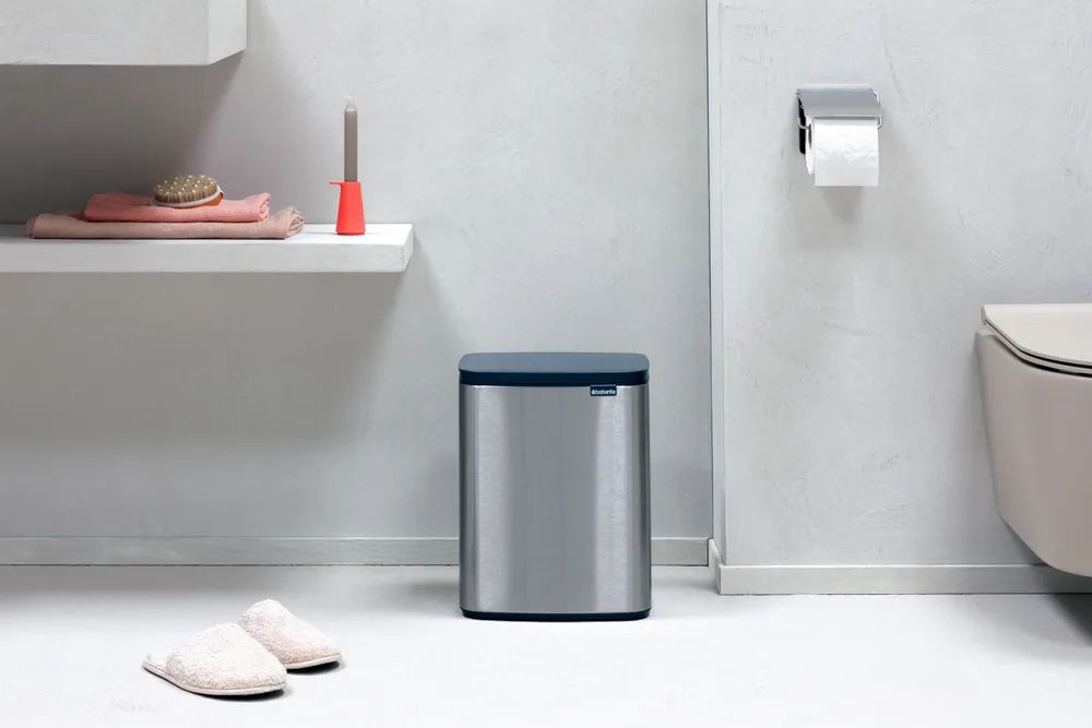 Brabantia Bo Mülleimer, 7L - Matt Steel Fingerprint Proof