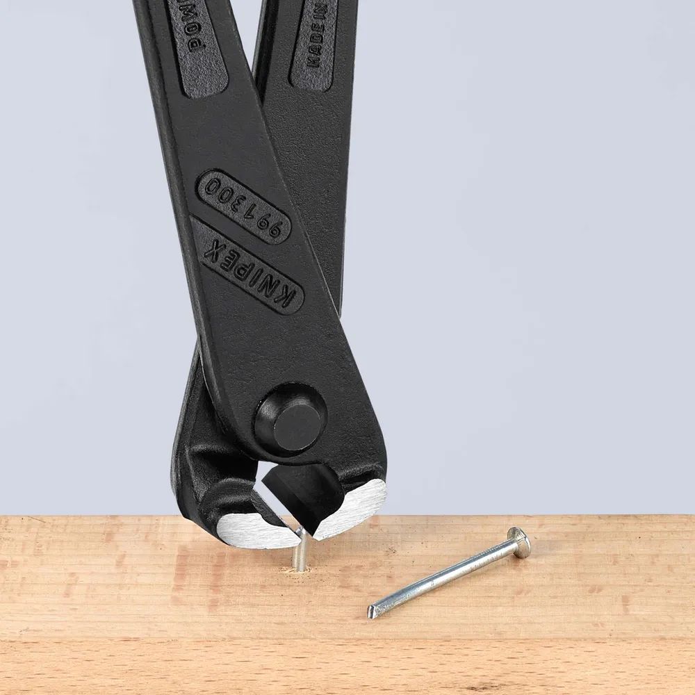 KNIPEX Kraft-Monierzange hochübersetzt mit Kunststoff überzogen schwarz atramentiert 300 mm