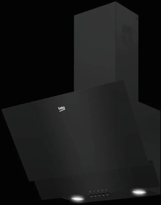 Beko BHCA62422BBH  Schräghaube, 60 cm, Abluft- und Umluftfähig, Schwarz
