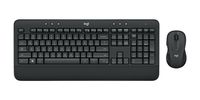 Logitech MK545 ADVANCED Wireless Keyboard and Mouse Combo - Volle Größe (100%) - Kabellos - RF Wireless - Schwarz - Maus enthalten