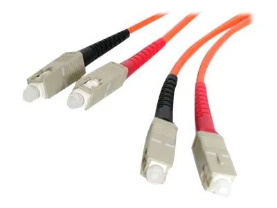 StarTech.com 2m SC/SC (UPC) OM1 Multimode Glasfaser Patchkabel, 10Gbps - Netzwerkkabel - SC multi-mode (M)