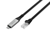 DIGITUS USB-C 3.2 Gen1 - RJ45 Ethernet Kabel, 1Gbit/s, 10m