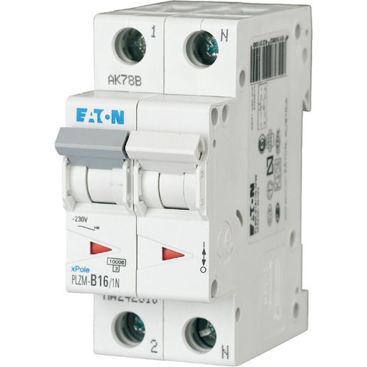Eaton LEITUNGSSCHUTZSCHALTER 2TE / EATON PLZM-C16/1N-MW 242336