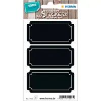 HERMA 15413 - Schwarz - Dauerhaft - Papier - 6 Stück(e) - Sichtverpackung