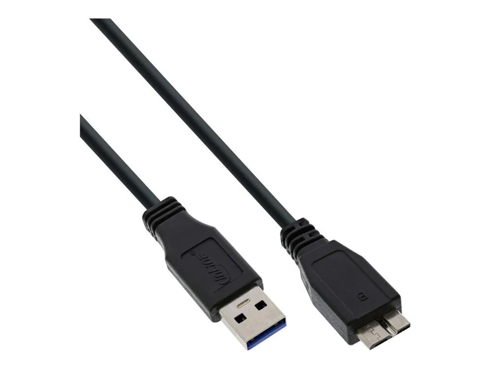 InLine USB 3.2 Gen.1 Kabel - A an Micro B - schwarz - 5m