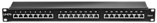 Lindy Patch Panel - CAT 6 - STP - RJ-45 X 24 - Schwarz - 1U - 48.3 cm (19")