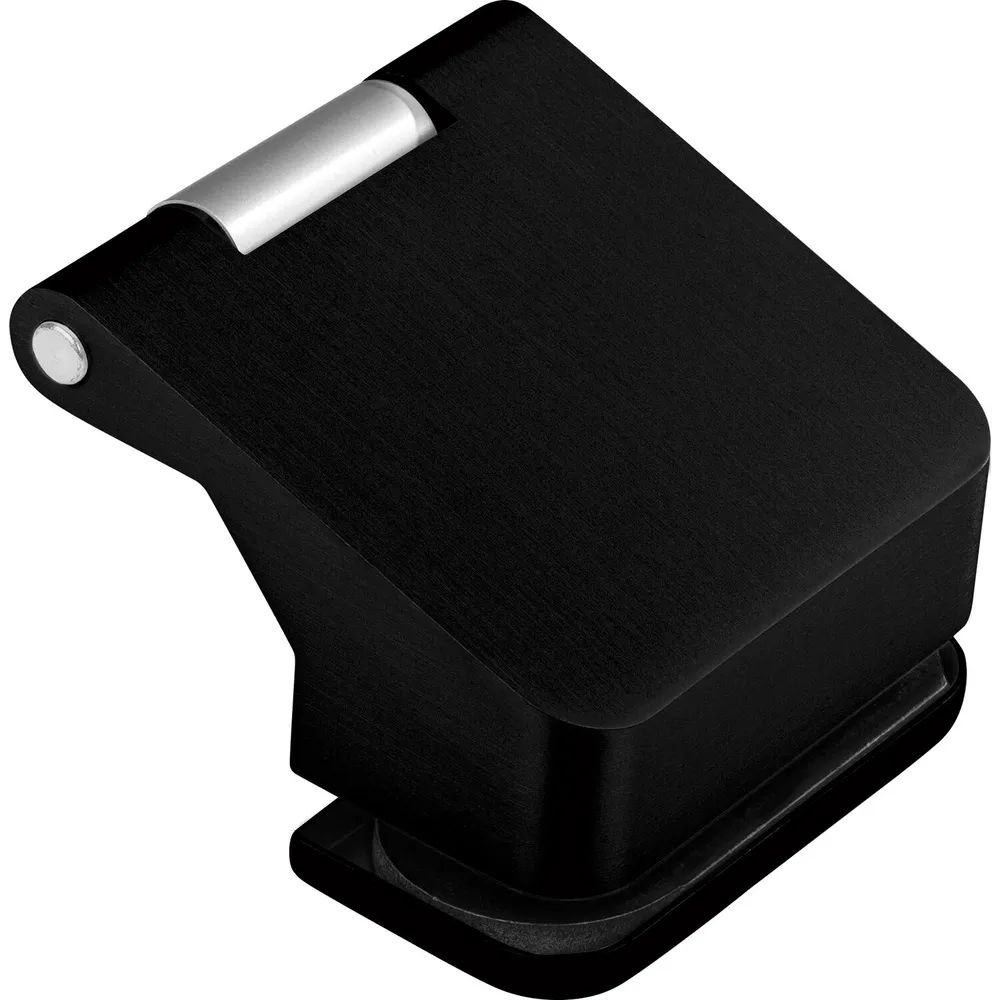 DORMA-Glas Türband Flügelteil Junior Office 11.238, 38,5 mm, Alu schwarz RAL9005
