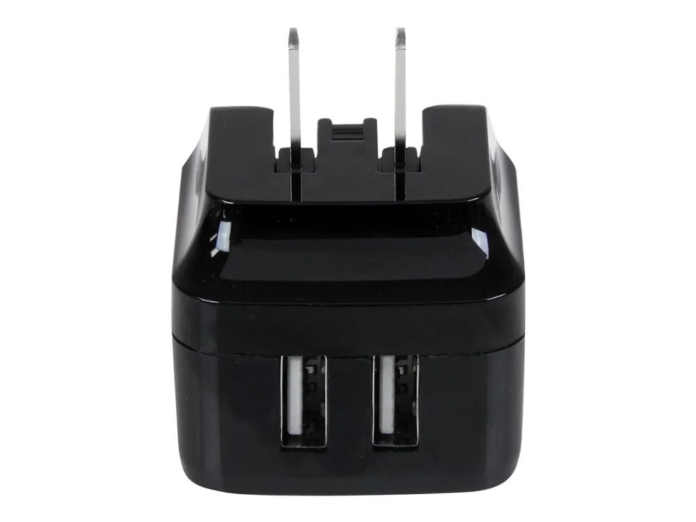 StarTech.com 2 Port USB Ladegerät / Netzteil - 2-fach Ladestecker 17 Watt / 3.4 Amp - Dual Reiseladegerät 110 / 220V - Weiß - Netzteil - 17 Watt - 3.4 A - 2 Ausgabeanschlussstellen (USB)