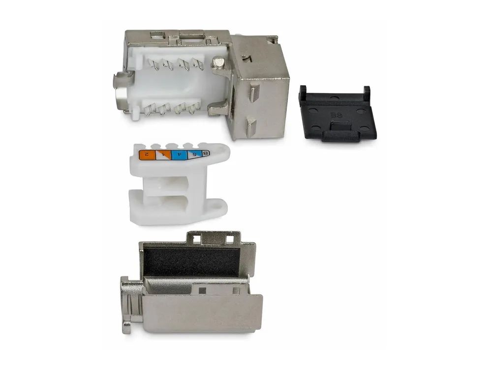 StarTech.com Cat6a Keystone Jack 10-Pack 90-Deg - Netzwerk - CAT 6a