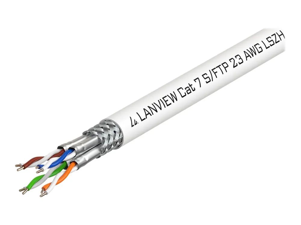 Lanview Bulkkabel - 500 m - S/FTP - CAT 7