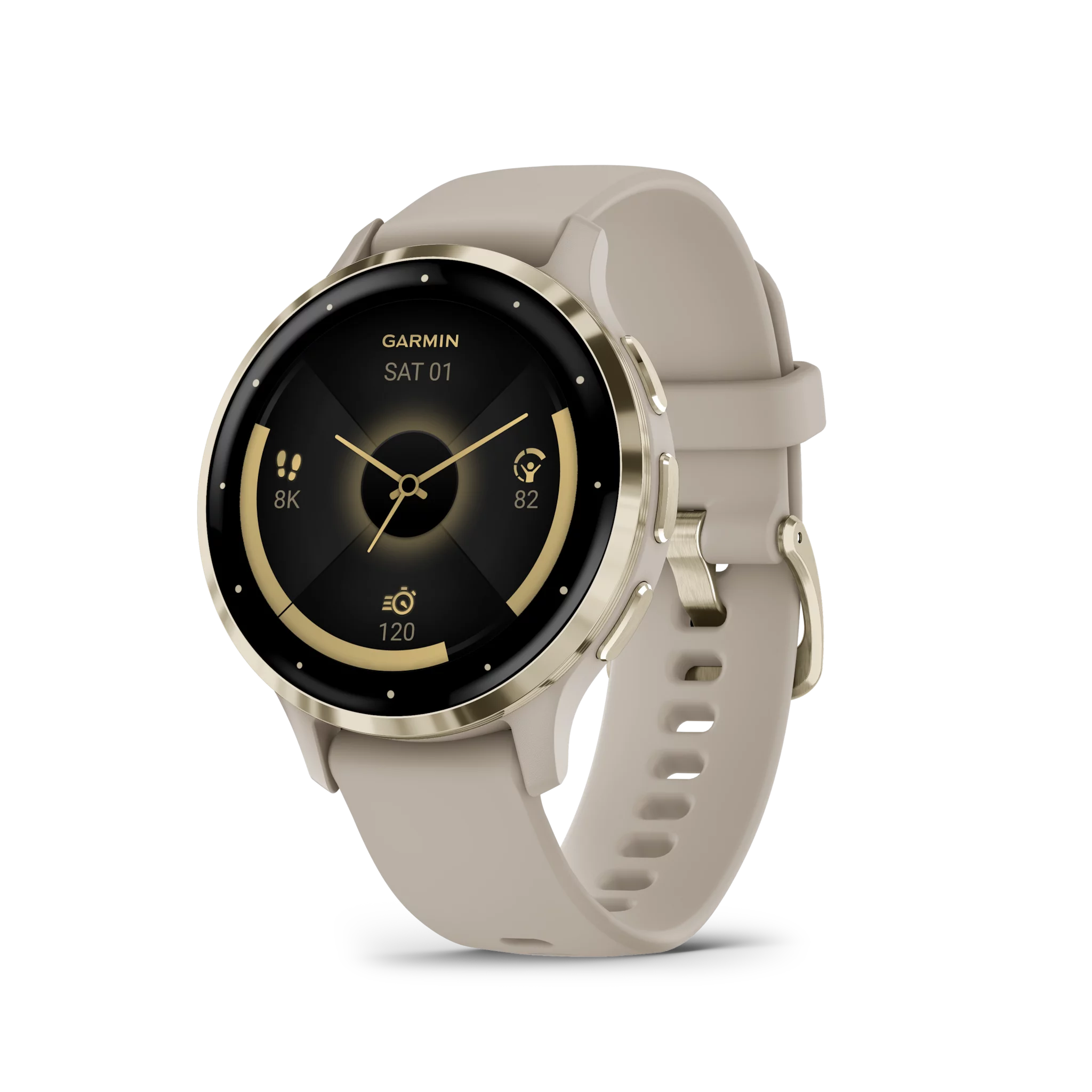 Garmin VENU 3S, French Gray/Softgold