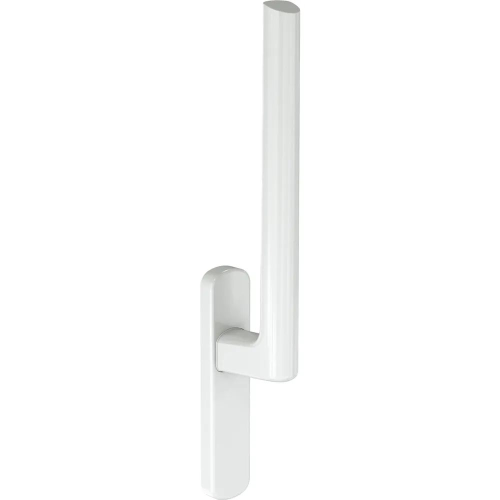 MACO HS Griff 12 innen, ohne PZ, mit Nocken, VK-10mm, Alu weiß RAL9016 (218399)