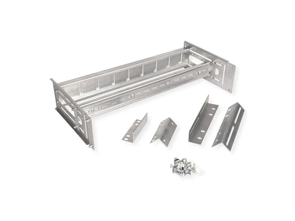 ROLINE Rack DIN-Schienen-Träger - Silber - 4U - 48.3 cm (19")