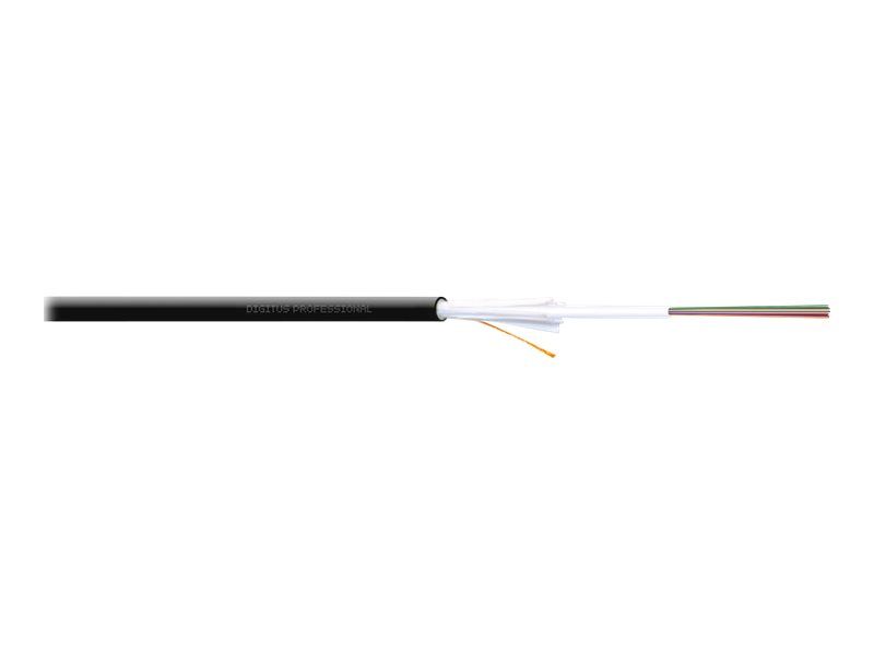 DIGITUS Verlegekabel Innen/Außen A/I-DQ (ZN) BH 50/125 µ, OM4, 4 Fasern, BauPVO Dca, LSZH-1