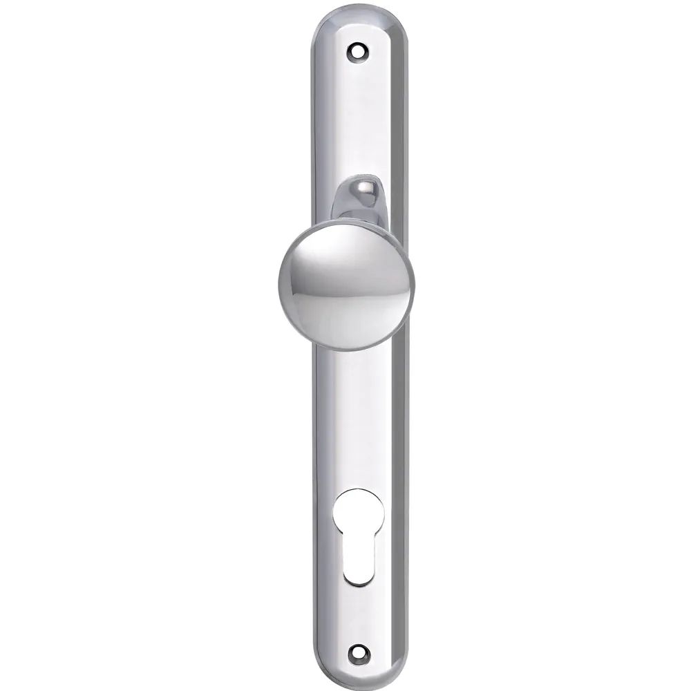Grundmann Knopflangschild ELEGANT WG 500 - PZ 88, Aluminium poliert