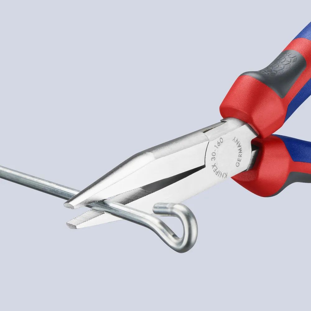 KNIPEX Langbeckzange mit Comfort-Griffen verchromt 160 mm