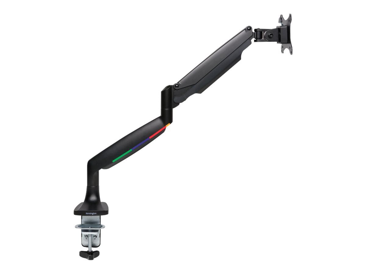 Kensington SmartFit One-Touch Height Adjustable Single Monitor Arm - Befestigungskit - einstellbarer Arm - für Monitor - Kunststoff, Aluminium, Stahl - Bildschirmgröße: 33-86.4 cm (13"-34")