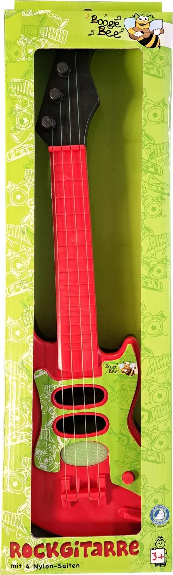 VEDES Großhandel GmbH - Ware BGB Rockgitarre,rot, 40cm