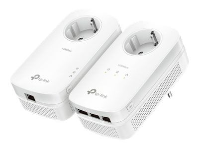 TP-LINK TL-PA8033P KIT V4 - Starter Kit - Powerline Adapterkit 3-Port-Switch - 1GbE, HomePlug AV (HPAV)