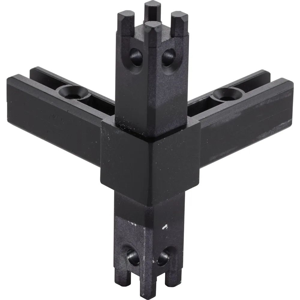 ALUMIS Smartcube Eckknoten 4s Zamak schwarz