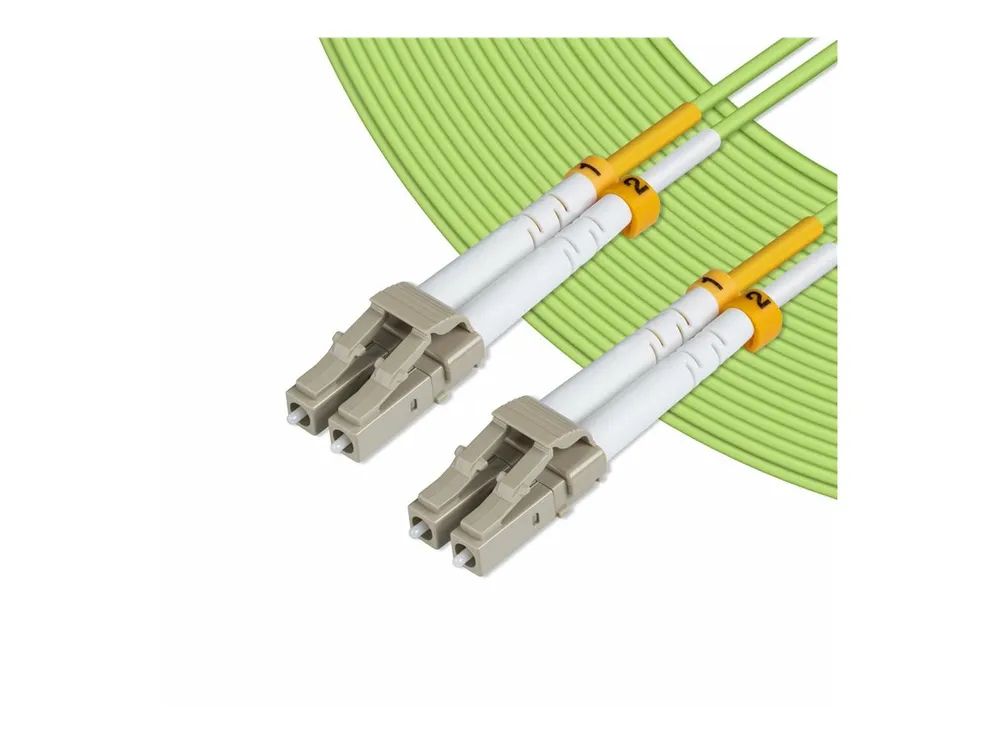 MicroConnect Netzwerkkabel - LC/UPC Multi-Modus (M) 3m hellgrün