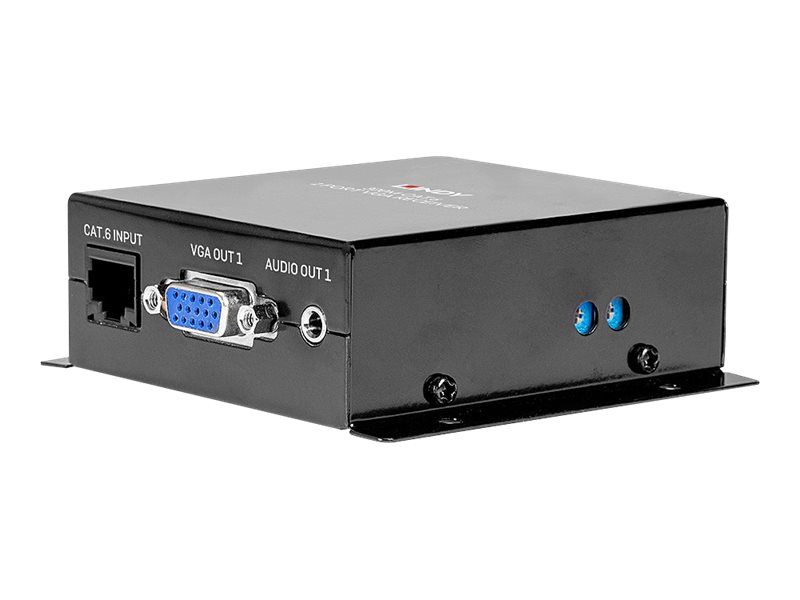 Lindy Cat.6 2 Port VGA Receiver - Erweiterung für Video/Audio