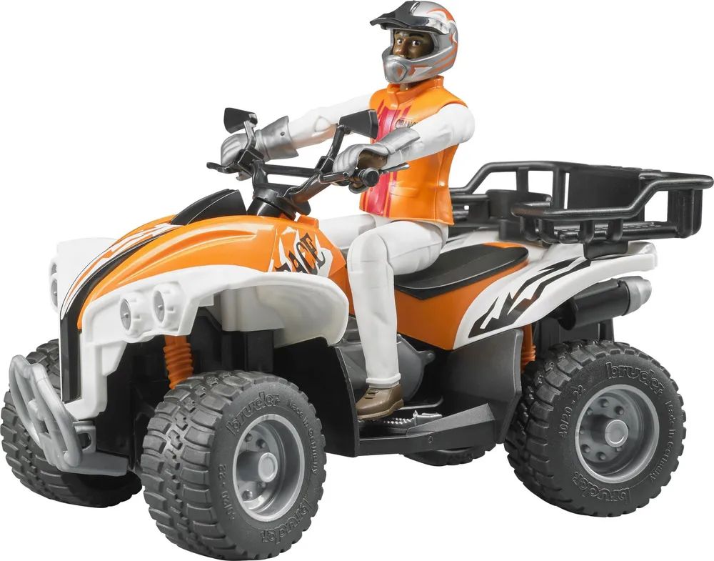 Bruder Spielwaren GmbH + Co. KG bworld Quad mit Fahrer