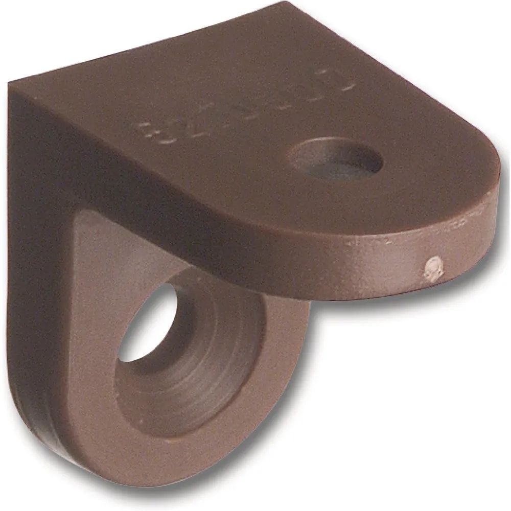HENKE Schrankverbinder Corner 2, 23 x 23 x 24 mm, Kunststoff dunkelbraun