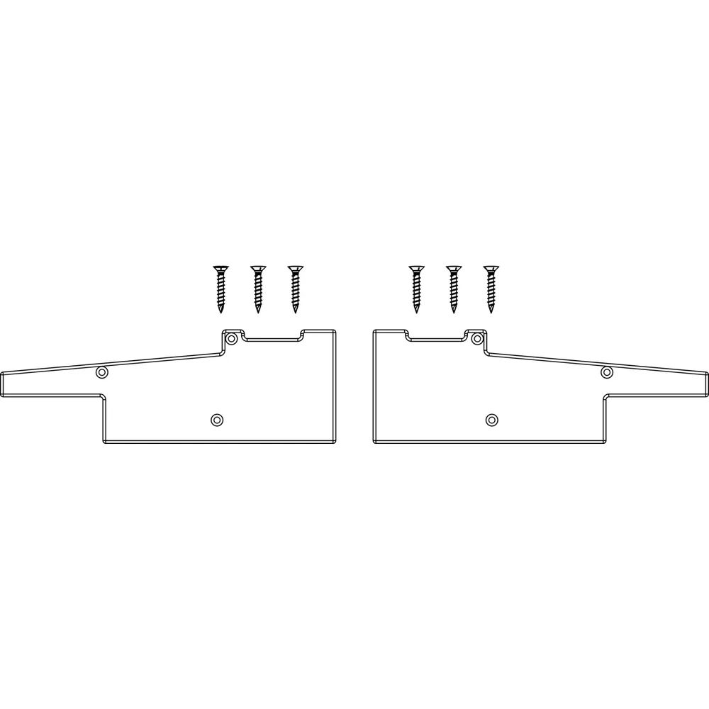 MACO Fiber-Therm Abdeckkappen-Set, Grundkörper 180 mm, silber (102886)
