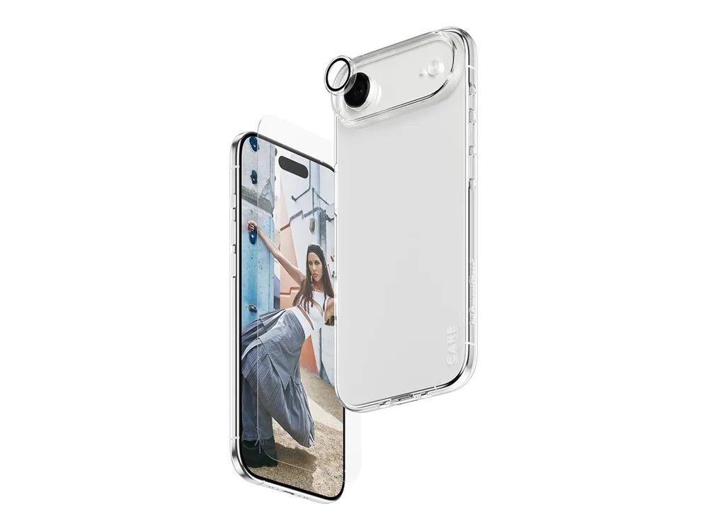 PanzerGlass SAFE. CARE 3-in-1 Fashionable Combo Bundle iPhone 17 Air