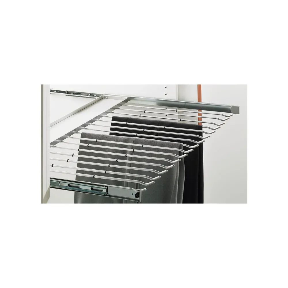 HETTICH Hosenhalter ausziehbar KB 800 mm Stahl silber
